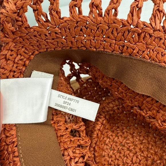 Madewell Hat Wm Small/Medium Paper Woven Sun Hat - Picture 9 of 9